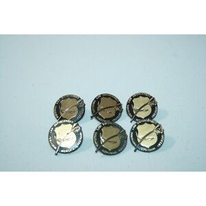 Vintage National Law Enforcement Officers Memorial Plastic Lapel Pin Lot of 6